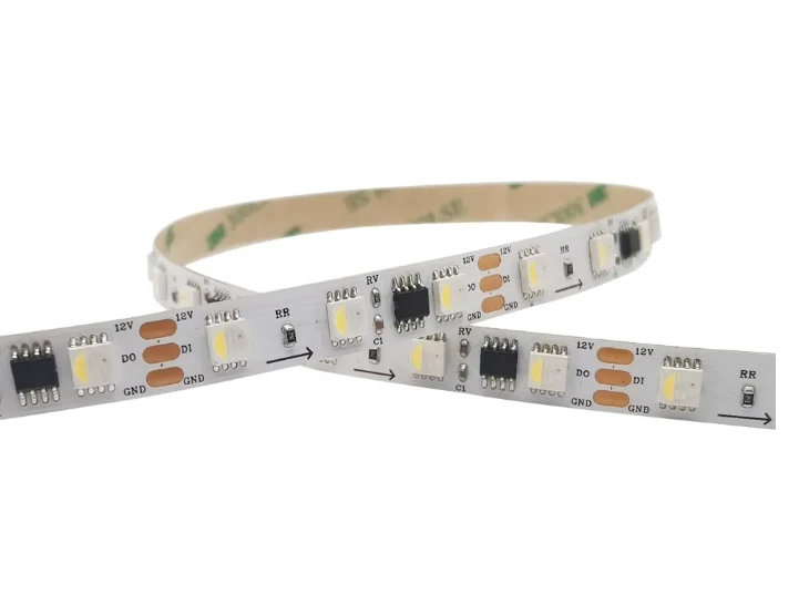 5050 RGBW-striplicht flexibel 60 LED's / M voor decoratie